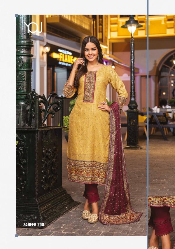 Wanna Zaheen Vol 2 Festival Wear Kurti Pant With Dupatta Collection